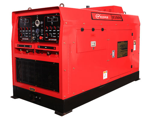 주문 H1000 엔진 구동 용접 기계 500A x 2 듀얼 용접 위치 online manufacture