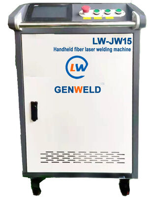 주문 정밀 용접을 위한 분할 광전기 모듈을 가진 1500W 1080nm 휴대용 레이저 용접 기계 온라인 제품