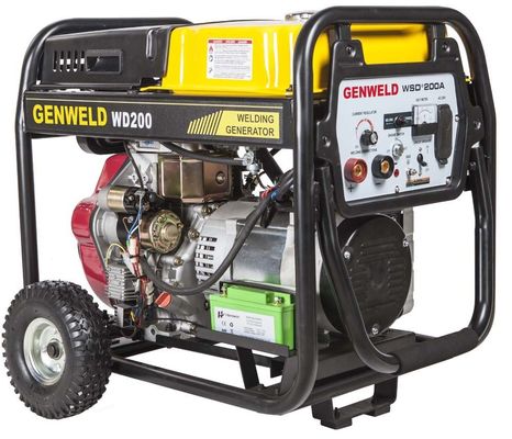 주문 GENWELD WD200A 휴대용 디젤 발전기, AC 2.0Kw 출력 전력으로 가정용 디젤 발전기 online manufacture