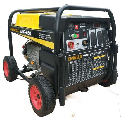 주문 휴대용 가솔린 발전기 WDF-250 250A online manufacture