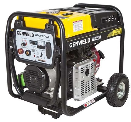 주문 GENWELD 휴대용 디젤 용접기 발전기 WD200A 200A AC 6.5Kw 출력 전력 online manufacture