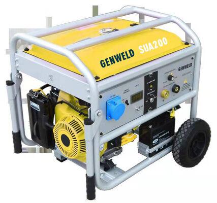 주문 GENWELD SUA200A 휴대용 가솔린 200A MMA 용접 기계 AC 5.5Kw 보조 출력 (명주기:60%/180A/27.2V) online manufacture