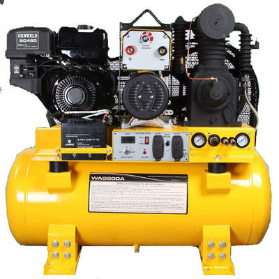 주문 GENWELD WAG200A 5Kw / 240/120V 보조 출력으로 휴대용 용접기 발전기 online manufacture