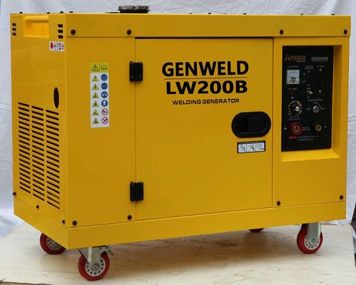 주문 휴대용 저소음 디젤 용접 발전기, 170A 용접 전류, 4.0kW 출력 전력, 35% 듀티 사이클 online manufacture